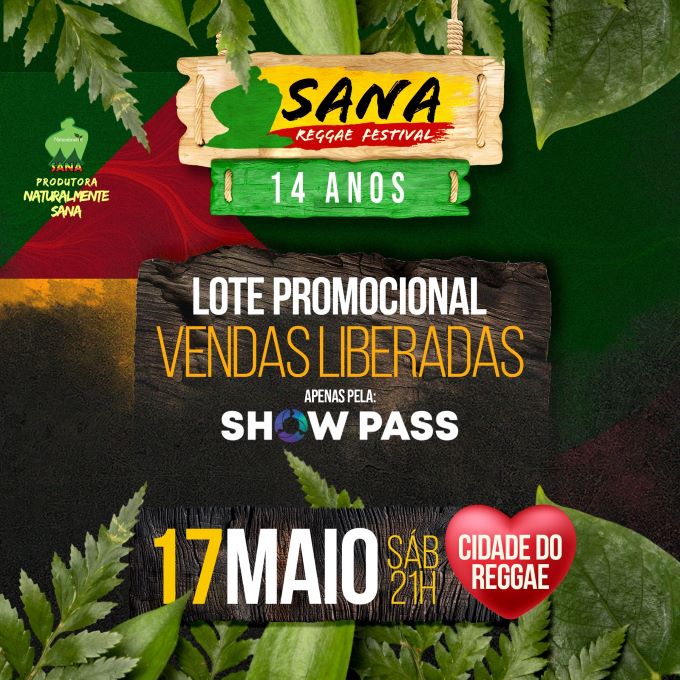 Sana Reggae Festival 14 anos