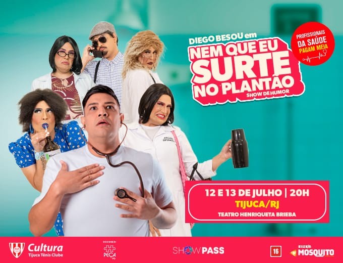 Diego Besou em Nem Que Eu Surte no Plantão	