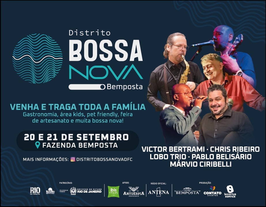 Distrito Bossa Nova Três Rios - Sábado