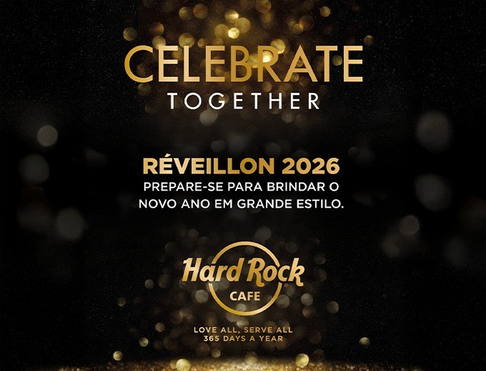 Réveillon Hard Rock Cafe 2026 - Celebrate Together